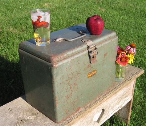 old metal ice box|ice box 1950s images.